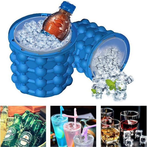 Silicone Bucket Saving Ice Cube Maker - Mamofa Global Store