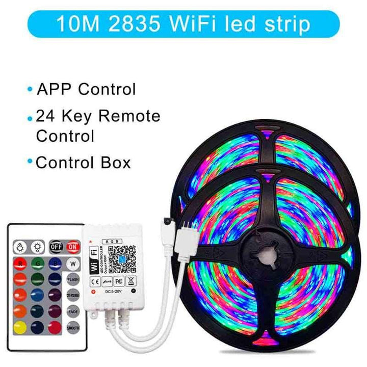 2835 5050 RGB Light Strip Smart WiFi LED - Mamofa Global Store