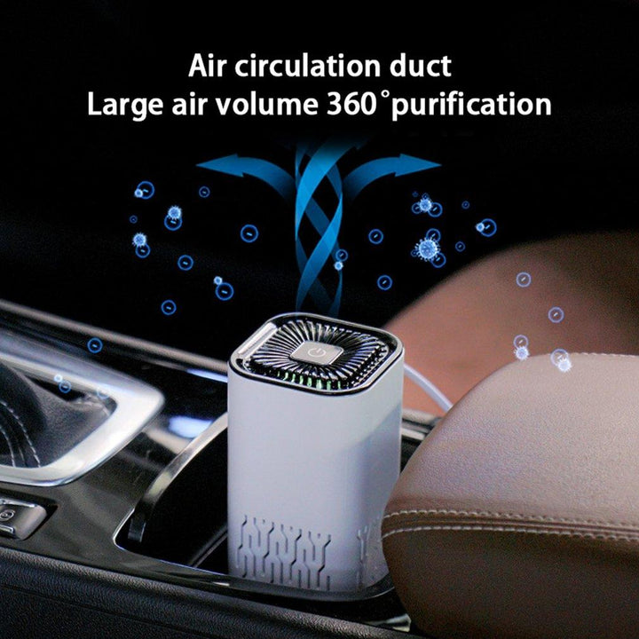 Car Air Purifier Portable Negative Ion Generator Remove Formaldehyde Dust Smoke Air Freshen Washer For Home Car - Mamofa Global Store