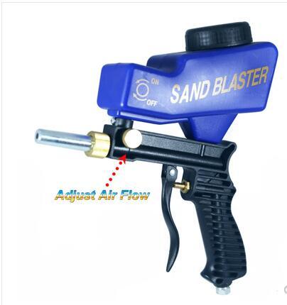 Portable gravity sandblasting gun pneumatic sandblasting set small rust sandblasting device sand blasting machine - Mamofa Global Store