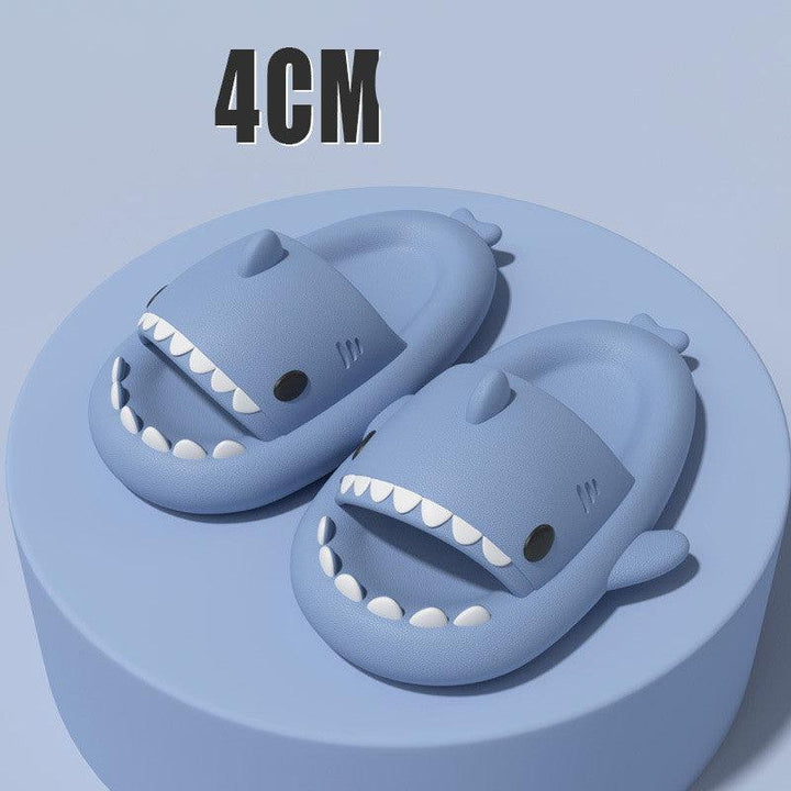 Adult's Slippers Indoor Outdoor Funny Shark Cartoon - Mamofa Global Store