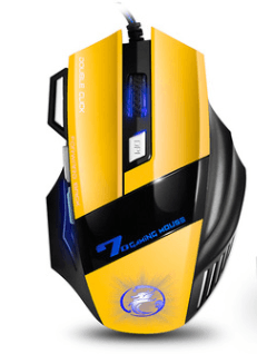Colorful breathing light gaming chicken game mouse - Mamofa Global Store