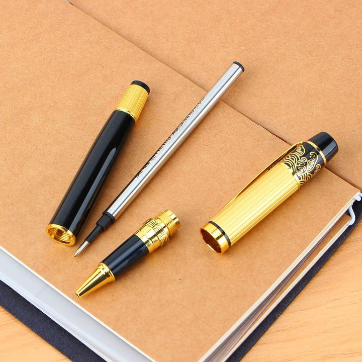 Patterned Orb Pen Metal Fountain Pen - Mamofa Global Store