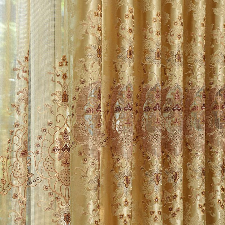 Hollow embroidery curtain fabric - Mamofa Global Store