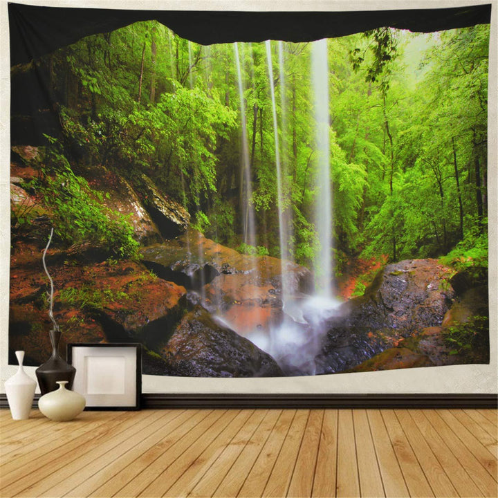 Big Tapestry Beautiful Natural Forest Large Wall Hanging Hippie Wall Hanging Bohemian Wall Tapestries Mandala Wall Art Decor - Mamofa Global Store