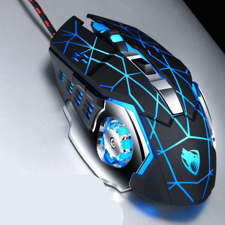 Mechanical game wired mouse - Mamofa Global Store