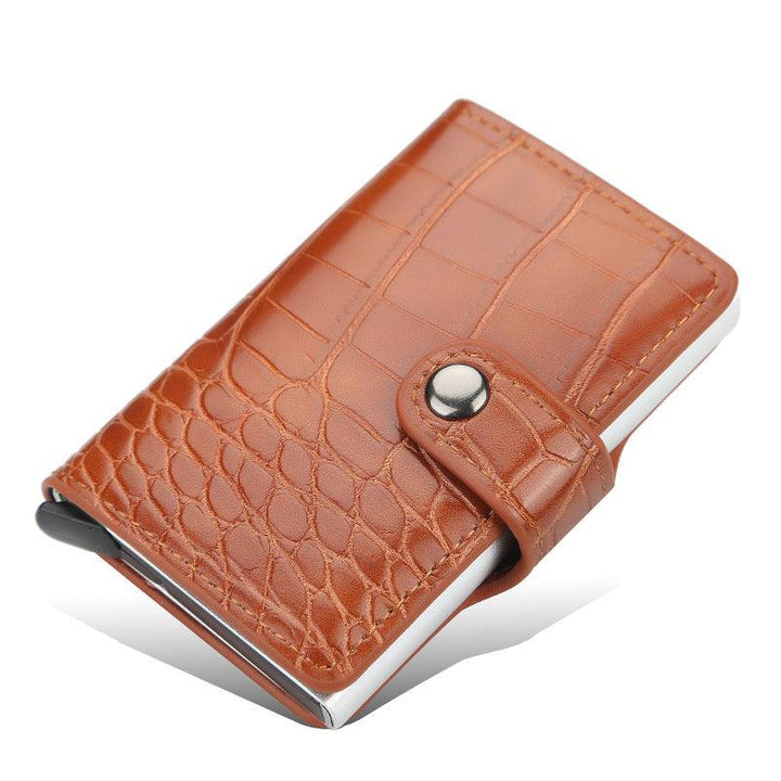 Men's Pattern Card Holder Anti-Magnetic Multiple Card Slots - Mamofa Global Store