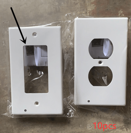 Durable Convenient Outlet Cover Duplex Wall Plate Led - Mamofa Global Store