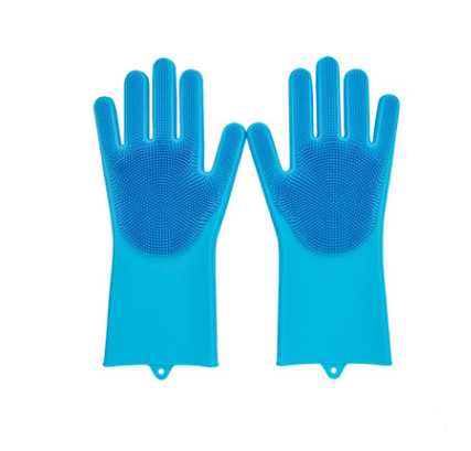 Silicone Heat-resistant Cleaning Brush Scrubbing Gloves - Mamofa Global Store