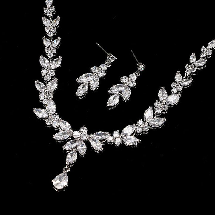 Zircon Simple Bridal Set - Mamofa Global Store