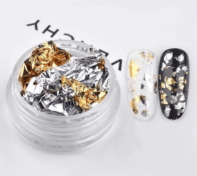 Nail tin foil fragment nail jewelry - Mamofa Global Store