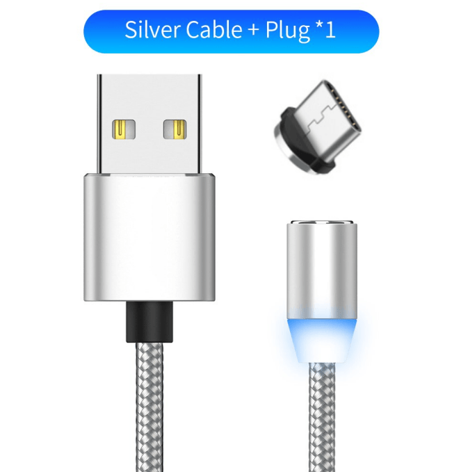Compatible with Apple , YBD 1m magnetic LED charging cable - Mamofa Global Store