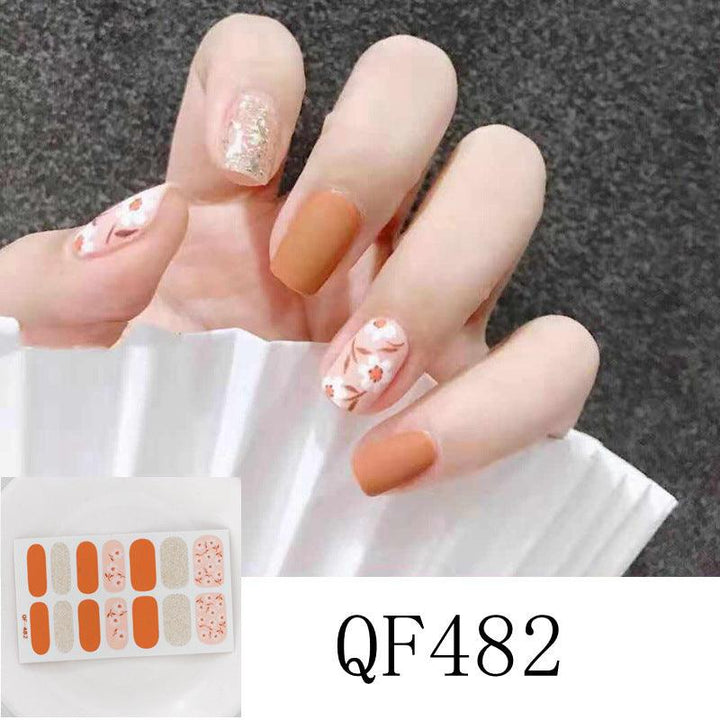 Nail Sticker 3D Diamond Nail 14 Stickers Waterproof Nail Sticker Full Sticker For Pregnant Women - Mamofa Global Store