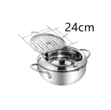 Stainless Steel Telescopic Folding Basket Frying Basket French Fries Degreasing Kitchen Tool - Mamofa Global Store