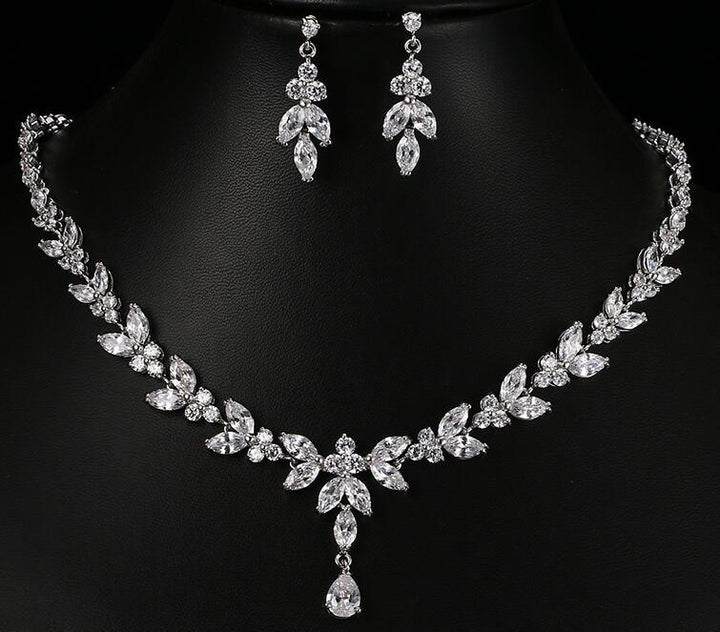 Zircon Simple Bridal Set - Mamofa Global Store