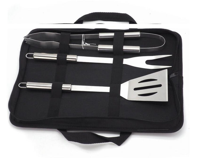 Premium 10-Piece Stainless Steel BBQ Barbecue Tools Set - Mamofa Global Store