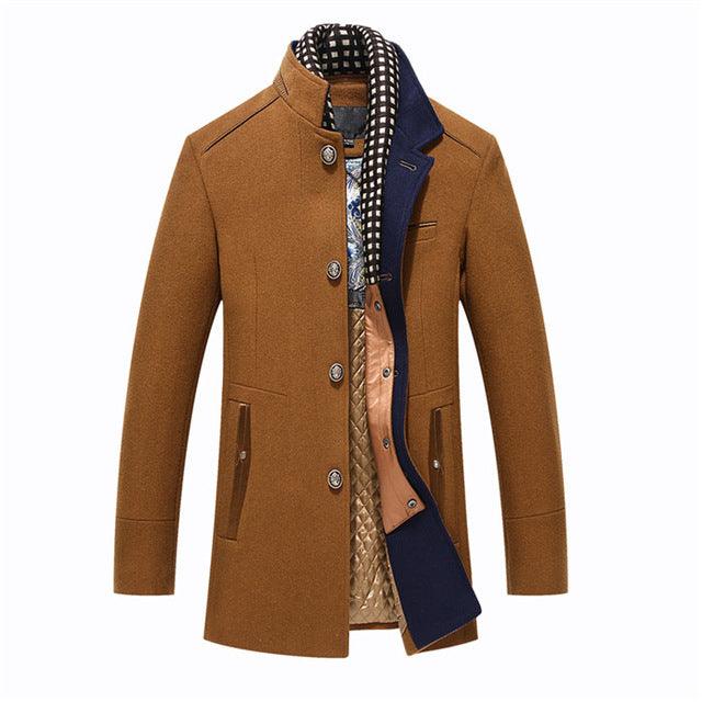 Men's woollen overcoat - Mamofa Global Store