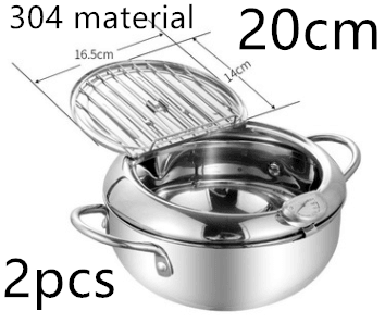 Stainless Steel Telescopic Folding Basket Frying Basket French Fries Degreasing Kitchen Tool - Mamofa Global Store