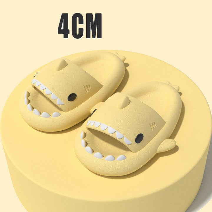 Adult's Slippers Indoor Outdoor Funny Shark Cartoon - Mamofa Global Store