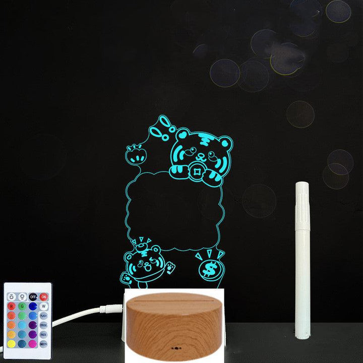 Acrylic Board Handwriting Message Board LED Light - Mamofa Global Store