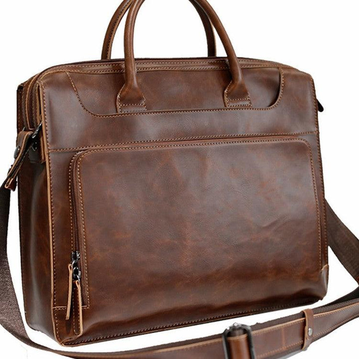 Genuine Leather New Men's Handbag - Mamofa Global Store