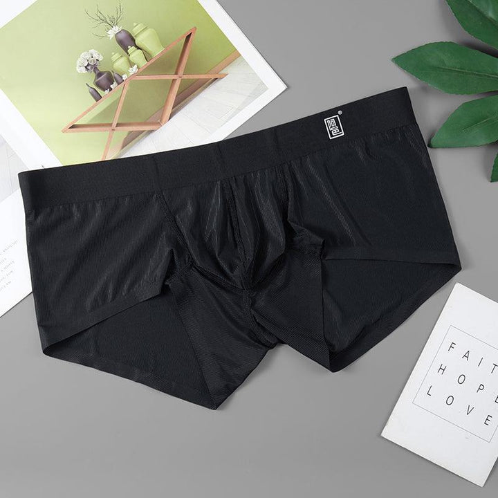 Ice Silk Summer Breathable Boxer Shorts For Men - Mamofa Global Store