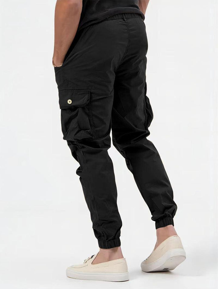 Men's Three-dimensional Bag Woven Cargo Pants Trousers - Mamofa Global Store