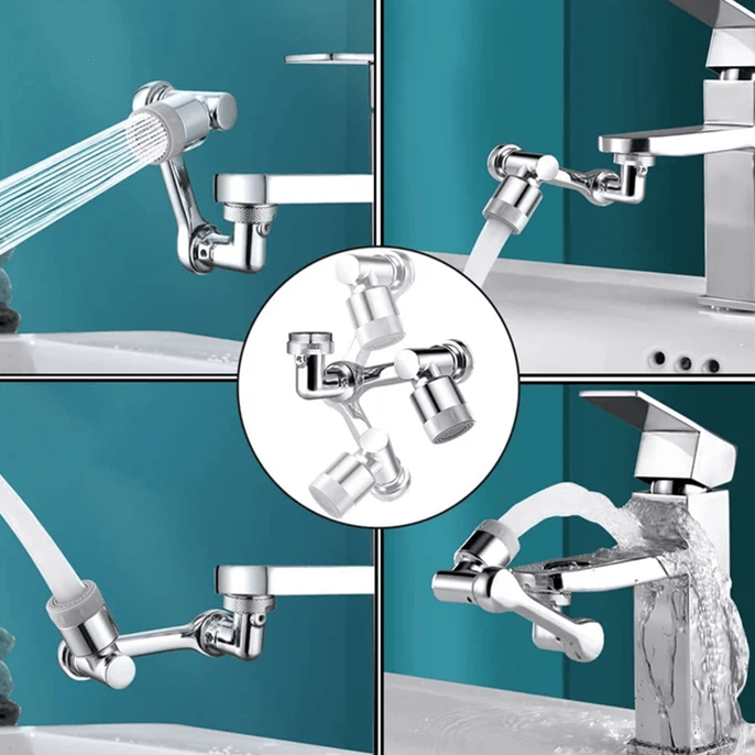 Universal 1080 Swivel Faucet Aerator Multifunction Faucet Extender Universal Swivel Splash Resistant Shower - Mamofa Global Store