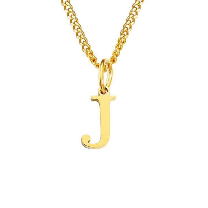 26 Letters All-Match 14K Stainless Steel Necklace - Mamofa Global Store