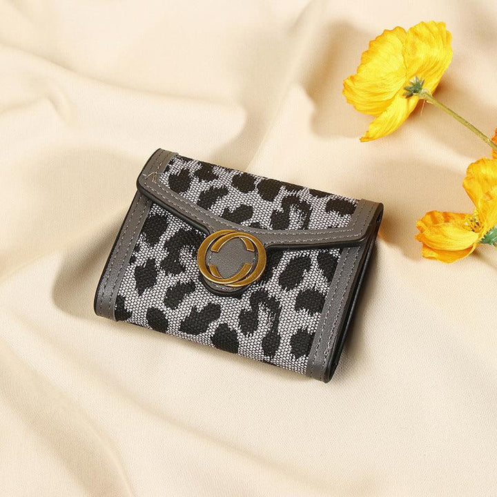 New Leopard Print Women's Wallet Multi-card-slot Coin Purse All-in-one Clutch Card Holder Female - Mamofa Global Store