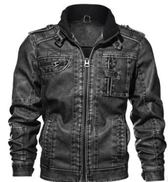 Momenti Istantanei Leather Jacket For Men - Mamofa Global Store