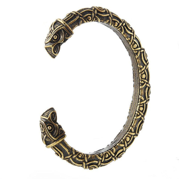 Exquisite Viking Aoding Crow Head Bracelet - Mamofa Global Store