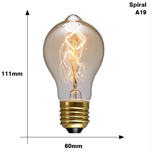 Edison Bulb E27 220V 40W ST64 A19 T45 G80 G95 G125 Incandescent filament bulb lighting Retro Edison Light Bulb - Mamofa Global Store