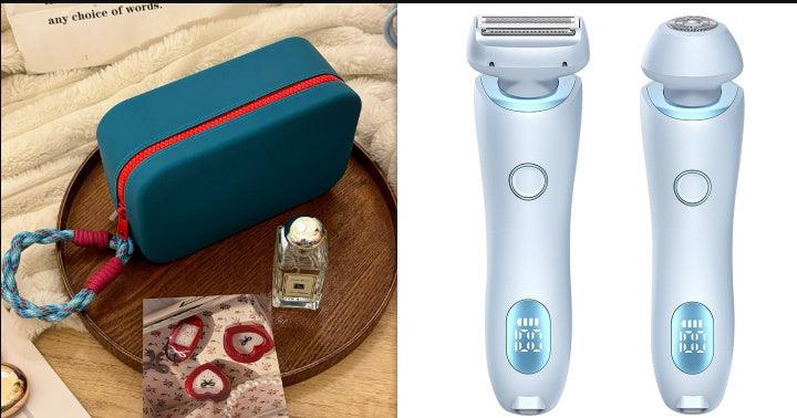 2 In 1 Hair Removal Epilator USB Rechargeable Trimmer - Mamofa Global Store