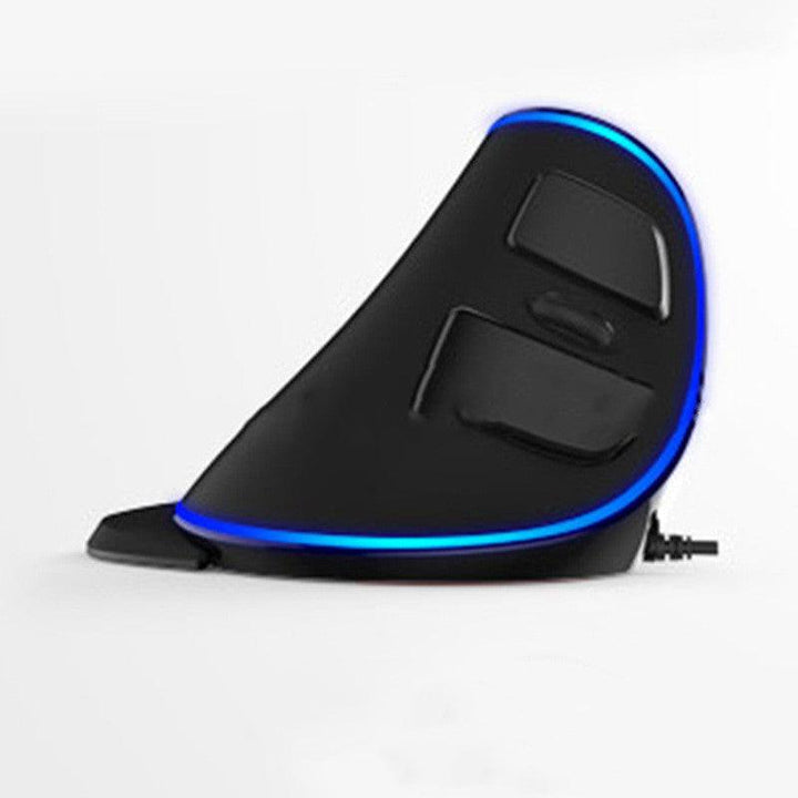 Vertical Ergonomic Snail RGB Anti-Mouse Hand Wired Mouse - Mamofa Global Store