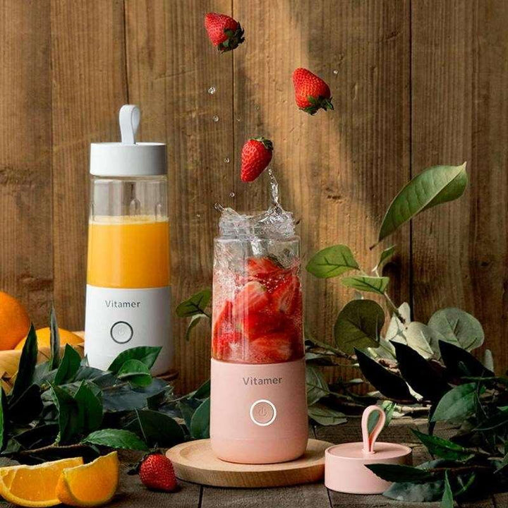 350ml Portable Blender Juicer Electric USB Rechargeable Mixer Smoothie Slushy Cup Fresh Juice Blender Bottle USB Charging Kitchen Gadgets - Mamofa Global Store