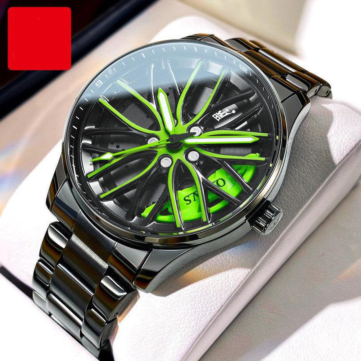 Men's Fashion Hollowed-out Luminous Waterproof Quartz Watch - Mamofa Global Store