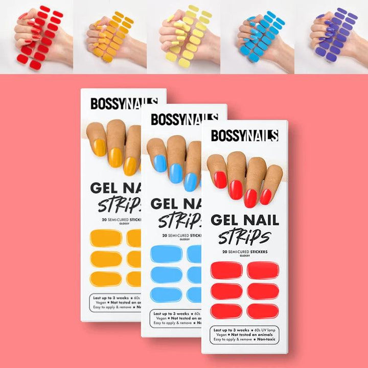 Nail Sticker Letter Color Nail Art Sticker Full Sticker - Mamofa Global Store