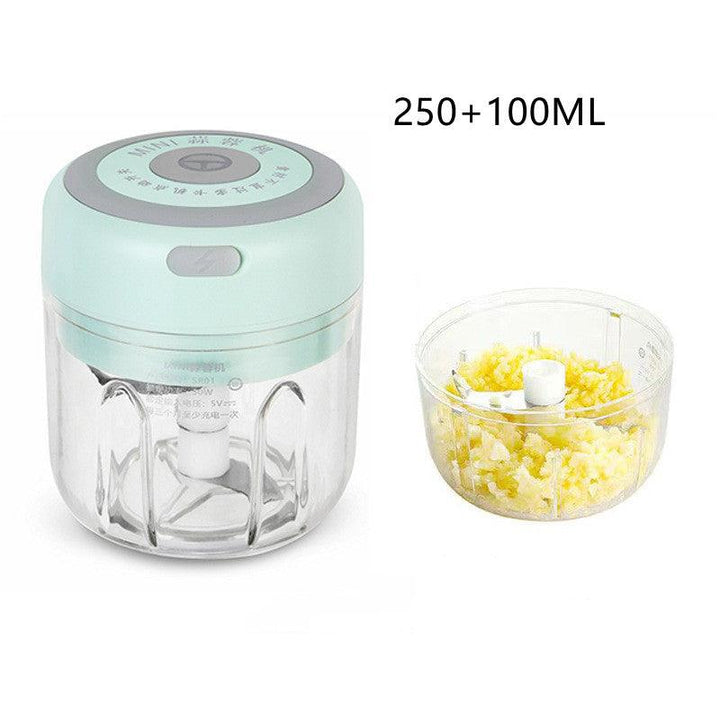 Mini Electric Garlic Chopper USB Charging Ginger Masher Machine Sturdy Durable Chili Vegetable Crusher Kitchen Tool - Mamofa Global Store