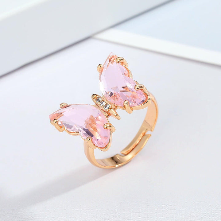 Fashion Vintage Butterfly Ring Personalized Opening Adjustable Index Finger - Mamofa Global Store