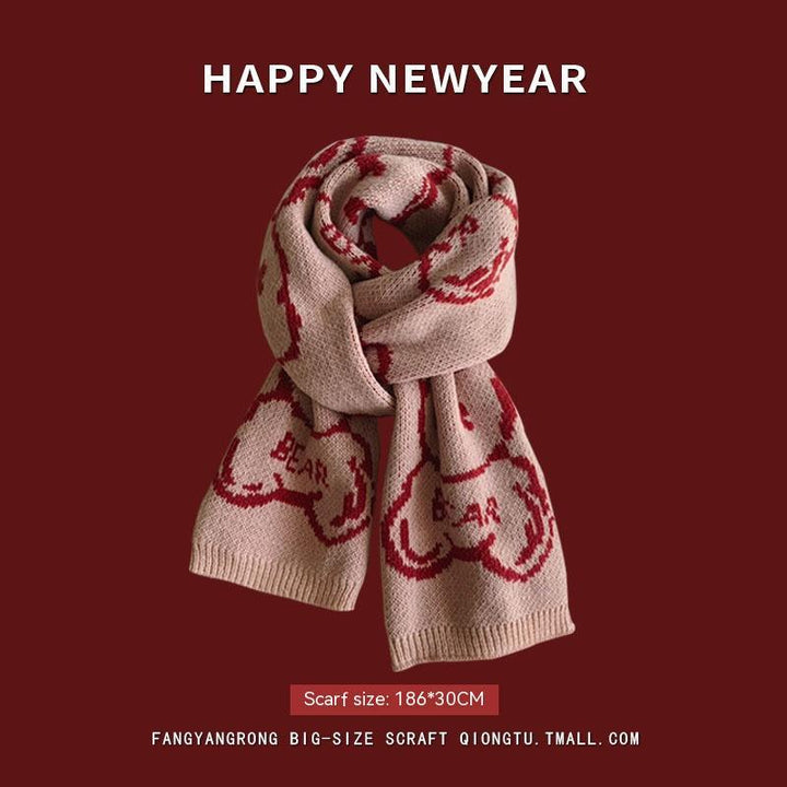 Knitted Wool Keep Warm Scarf - Mamofa Global Store