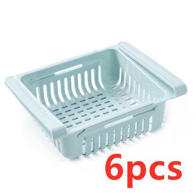 Refrigerator Storage Basket Stretchable Multifunction Kitchen Refrigerator Storage Box - Mamofa Global Store