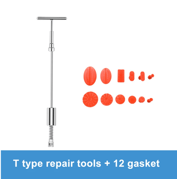 Werkzeuge Auto Reparatur Werkzeug Auto Dent Reparatur Dent Puller Kit 2 in 1 Slide Hammer Reverse Hammer Kleber Tabs Saug tassen - Mamofa Global Store