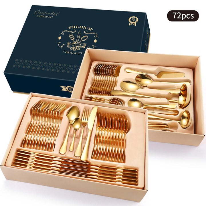 Stainless Steel Tableware Gift Box Set - Mamofa Global Store