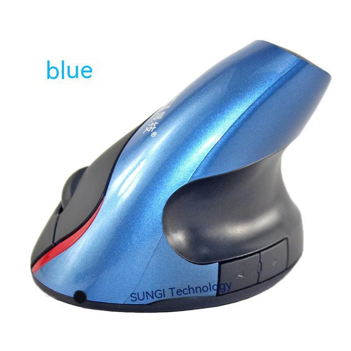 Wireless Vertical Vertical Rechargeable Battery Mouse Ergonomic Grip Mouse - Mamofa Global Store