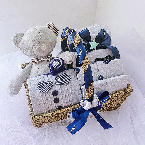 Newborn Boy Baby Clothes Set Gift Box Autumn And Winter - Mamofa Global Store