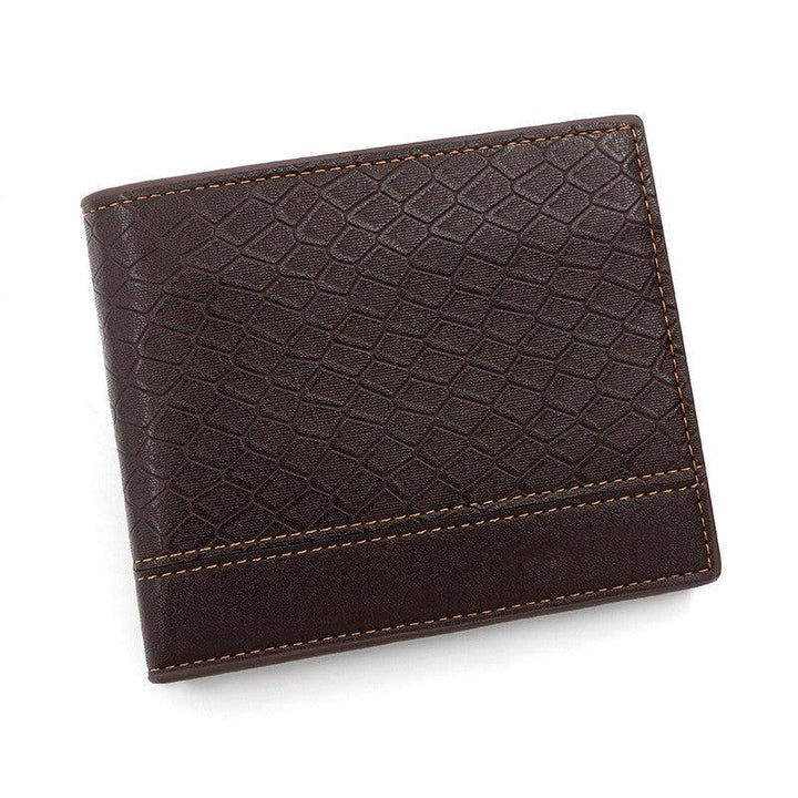 Men's Fashion Large Capacity Embossed Snake Pattern Wallet - Mamofa Global Store