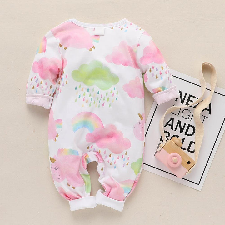 Colorful cloud baby one-piece clothes - Mamofa Global Store