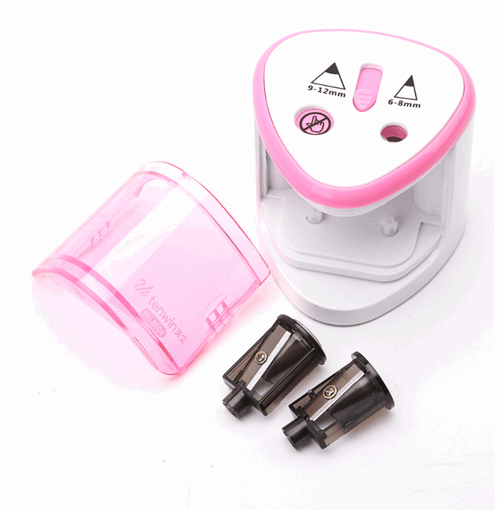 Automatic electric pencil sharpener pencil sharpener child safety pencil sharpener pencil sharpener learning stationery primary school supplies - Mamofa Global Store