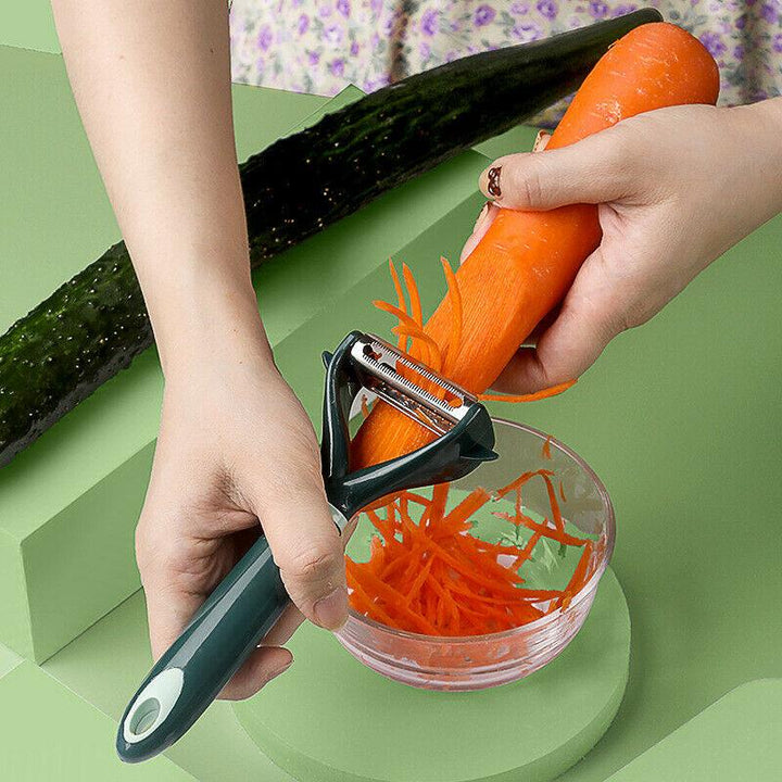 Vegetable Fruit Potato Peeler Upgrade Sharp Parer Slicer Julienne Cutter 2 In 1 - Mamofa Global Store